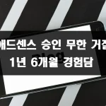 애드센스 승인 무한 거절